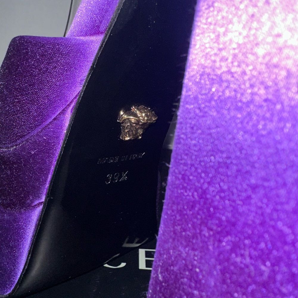 Versace Platform Crystal Sandals - Picture 7 of 10